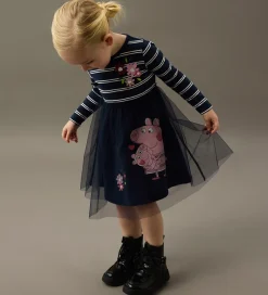 Kjoler*Name It Kjole - NmfOrini Tulle - Navy Blazer