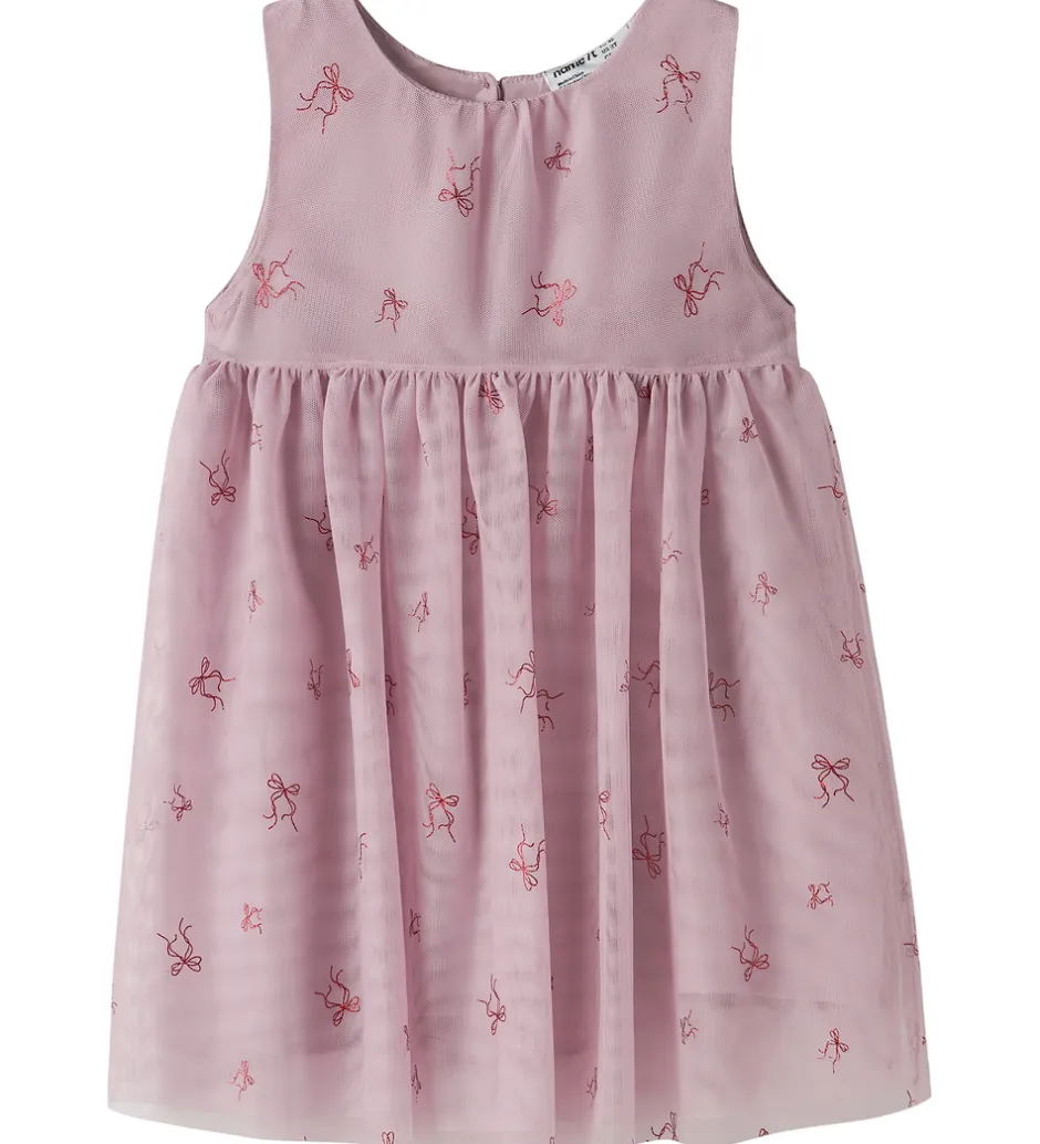 Børn Name It Kjole - NmfVabos - Keepsake Lilac/Bows