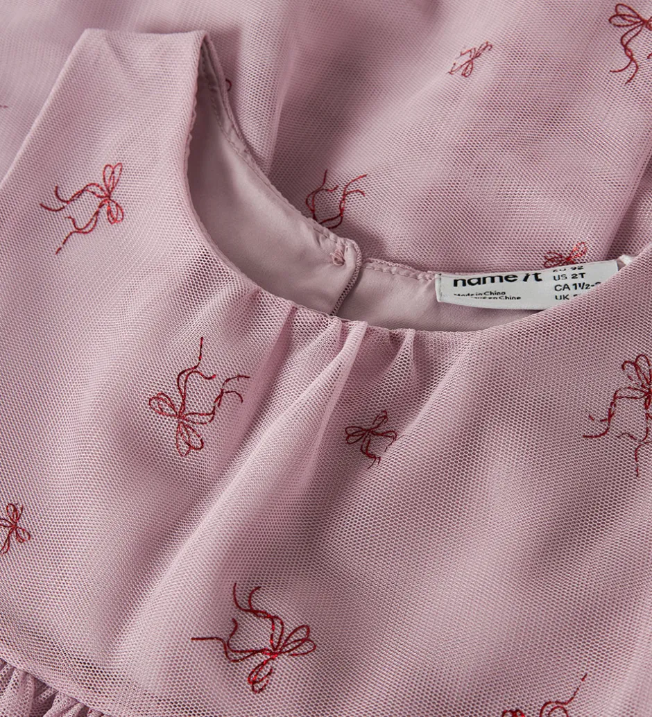 Børn Name It Kjole - NmfVabos - Keepsake Lilac/Bows