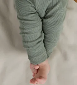 Børn Name It Leggings - Rib - NbnKab - Shadow