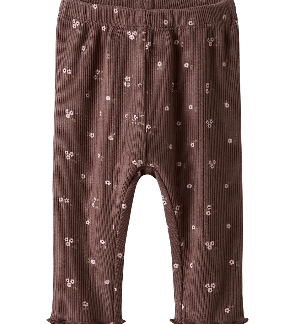 Leggings*Name It Leggings - Rib - NbfSoho - Peppercorn