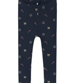 Børn Name It Leggings - Rib - NbnRoko - Navy Blazer