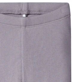Leggings|Unisex-Tøj*Name It Leggings - Rib - NbnKab - Lavender Gray