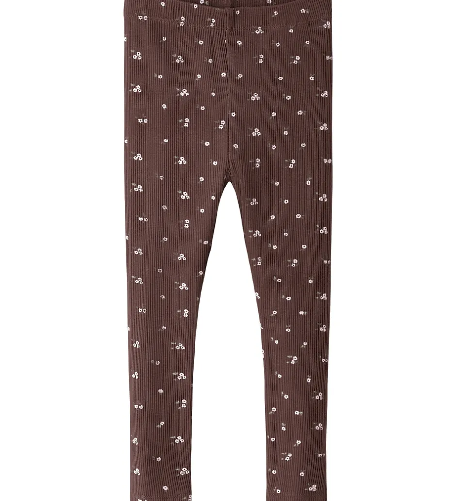 Børn Name It Leggings - Rib - NmfSoho - Peppercorn