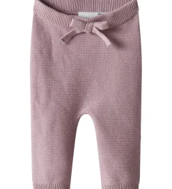 Leggings*Name It Leggings - Strik - NbfOda - Keepsake Lilac