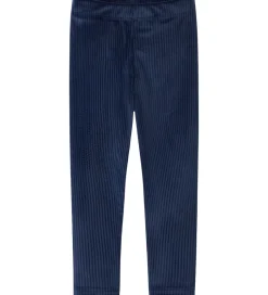 Leggings|Juletøj*Name It Leggings - Velour - NmfVeloa - Navy Blazer