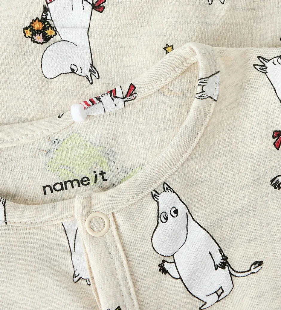 Nattøj*Name It Natdragt - NbnSelper - Moomin - Peyote Melange