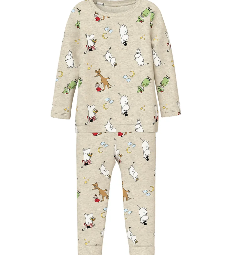 Børn Name It Nattøj - NmnSemol - Moomin - Peyote Melange