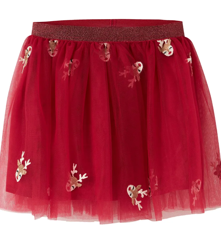 Børn Name It Nederdel - NmfVeross - Jester Red/REINDEER