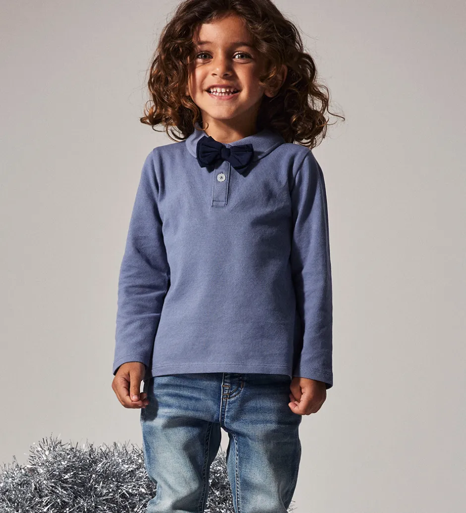 Børn Name It Polobluse - NmmRogula - Flint Stone