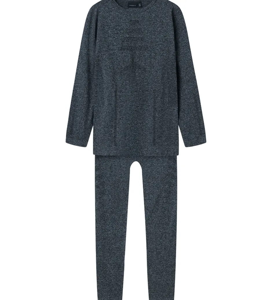 Børn Name It Skiundertøj - NknSilver - Grey Melange