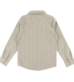 Børn Name It Skjorte - NkmRekid - Island Fossil/Thin Stripe in Delici