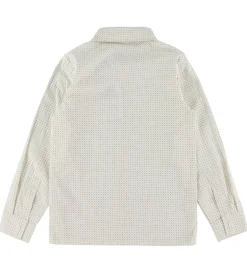 Børn Name It Skjorte - NkmVilfred - Cloud Dancer/Dot Navy Blazer