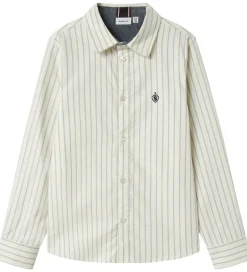 Børn Name It Skjorte - Noos - NkmNewsa - Jet Stream Stripes/Navy Blaz