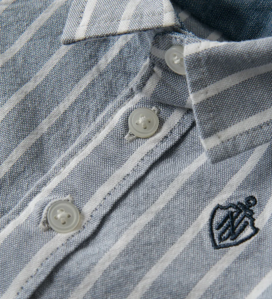 Børn Name It Skjortebody l/æ - NbmRekid - Flint Stone/Thin Stripe - B