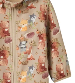 Børn Name It Softshelldragt - NbnAlfa08 - Oxford Tan/Woodland
