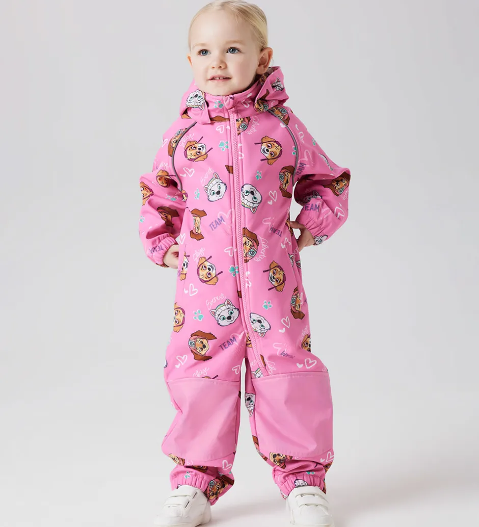 Softshell*Name It Softshelldragt - Noos - NmfAlfa08 PawPatrol - Pink Cosmo