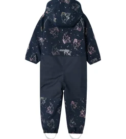 Softshell*Name It Softshelldragt m. Fleece - Noos - NmfAlfa08 - Dark Sapph