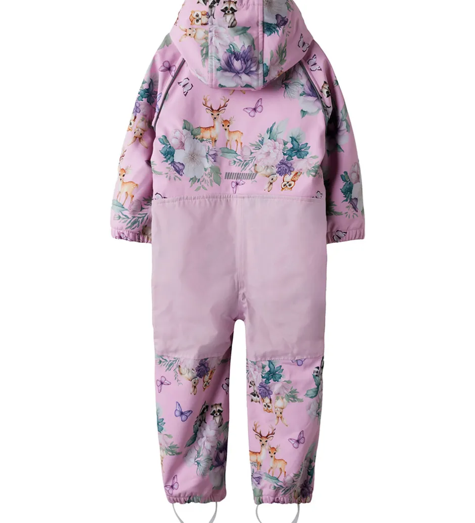 Børn Name It Softshelldragt m. Fleece - Noos - NmfAlfa08 - Pink Laven
