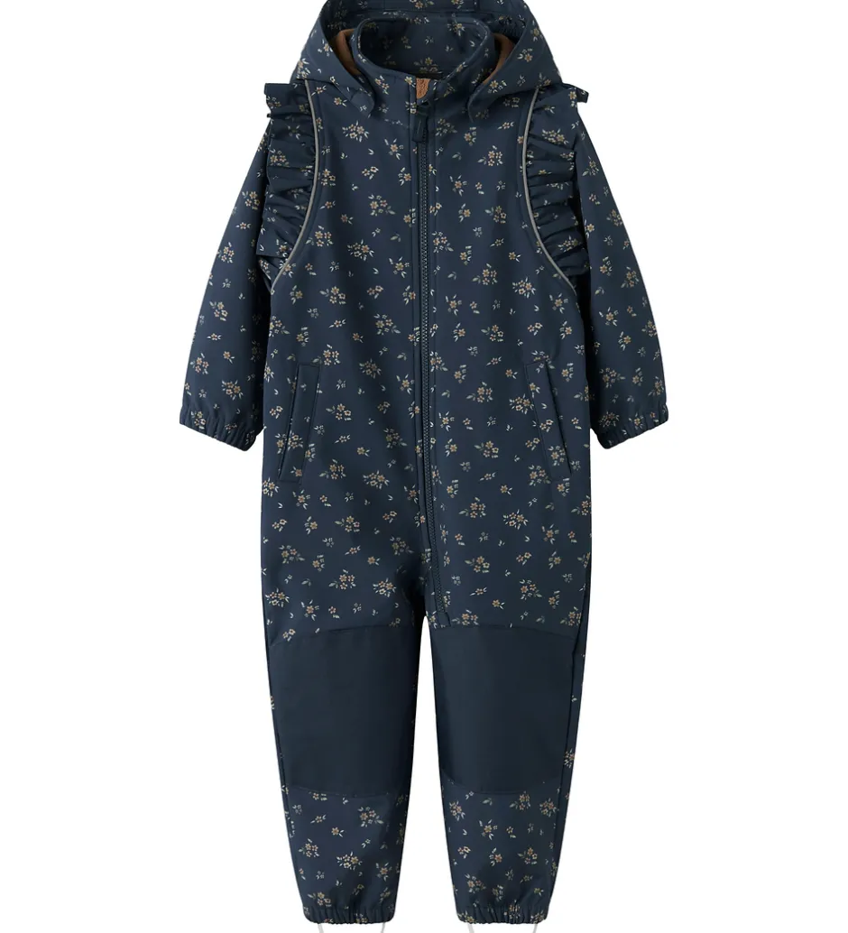 Børn Name It SoftShelldragt m. Fleece - NmfAlfa08 - Spellbound/Bougue