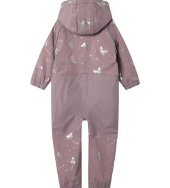 Børn Name It Softshelldragt m. Fleece - Noos - NmfAlfa08 - Elderberry
