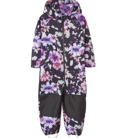 Børn Name It Softshelldragt m. Fleece - Noos - NmfAlfa08 - Sort/Big F