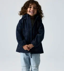 Softshell*Name It Softshelljakke m. Fleece - NmmAlfa08 - Dark Sapphire m.