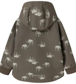 Softshell*Name It Softshelljakke m. Fleece - NmmAlfa08 - Morel/Rhino
