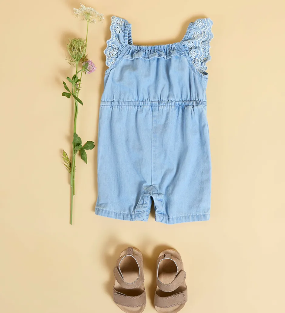 Sommerdragter*Name It Sommerdragt - NbfHill - Lyseblå Denim