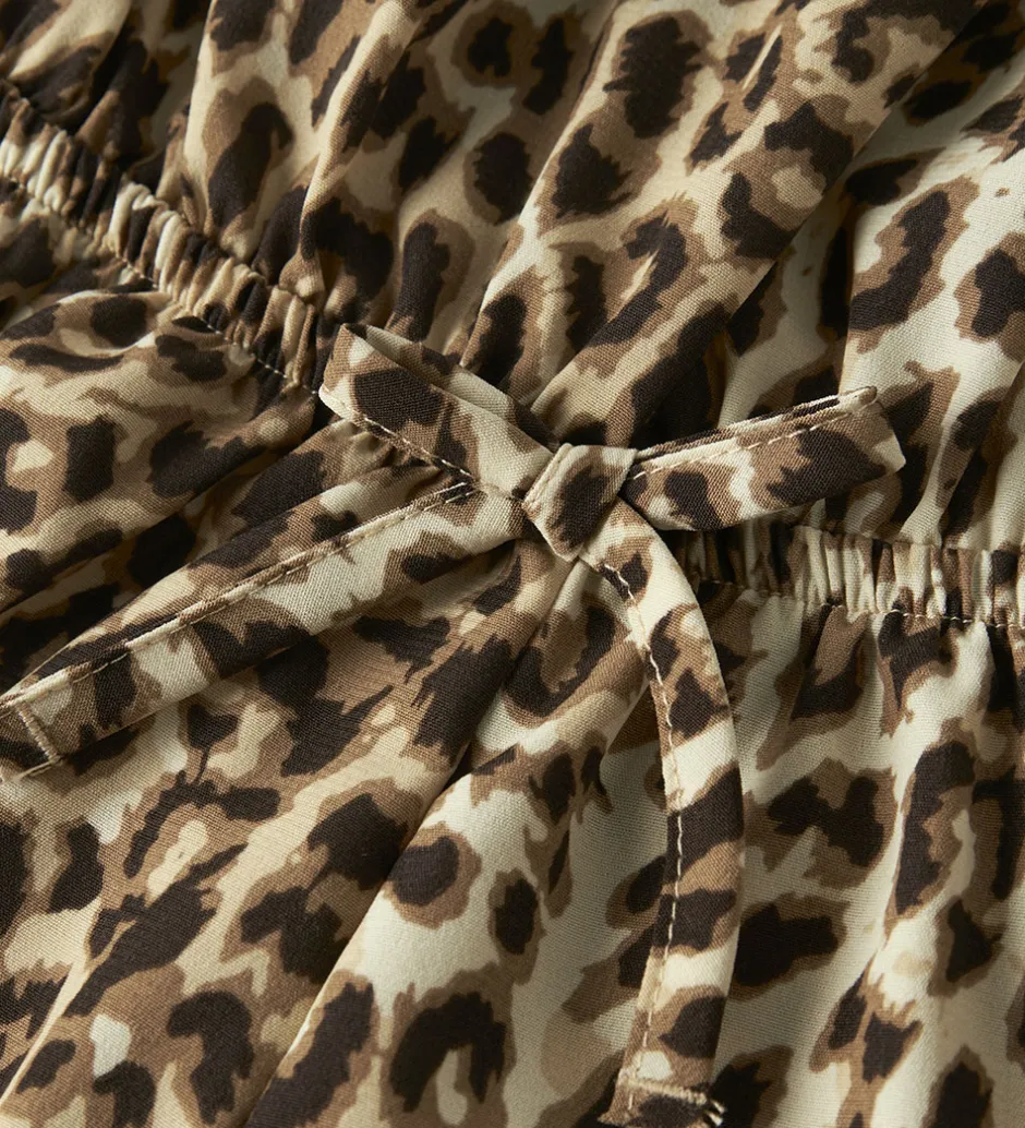 Børn Name It Sommerdragt - NkfVianya - Sort/Leopard