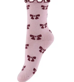 Strømper|Juletøj*Name It Strømper - 3-Pak - NmfSilke - Keepsake Lilac/Peyote Mela