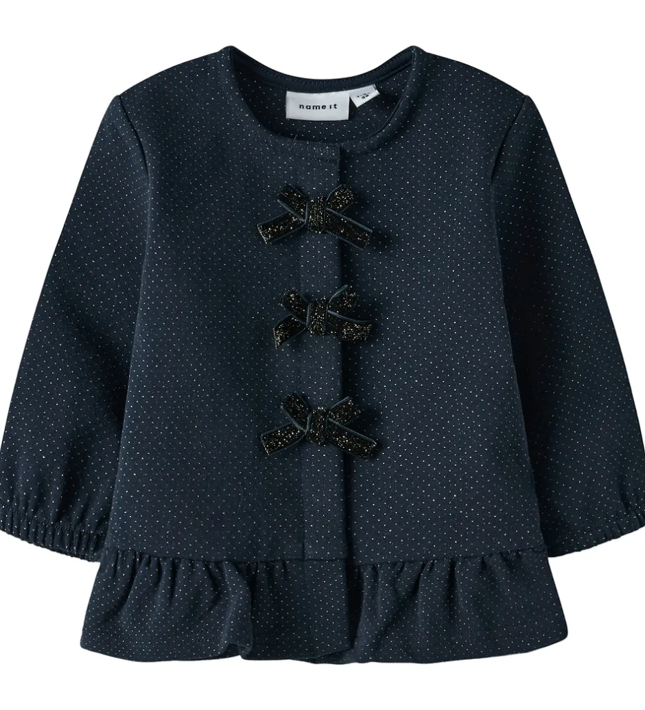 Børn Name It Sweat Cardigan - NbfRulina - Navy Blazer