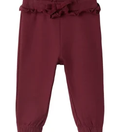 Bukser Og Jeans*Name It Sweatpants - NbfRowane - Burgundy