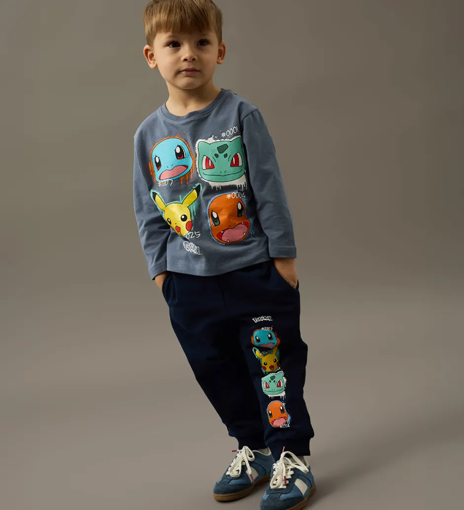 Bukser Og Jeans*Name It Sweatpants - Pokémon - NmmNoa - Navy Blazer