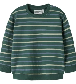 Sweatshirts*Name It Sweatshirt - NbmVimmer - Bistro Green/Stripes