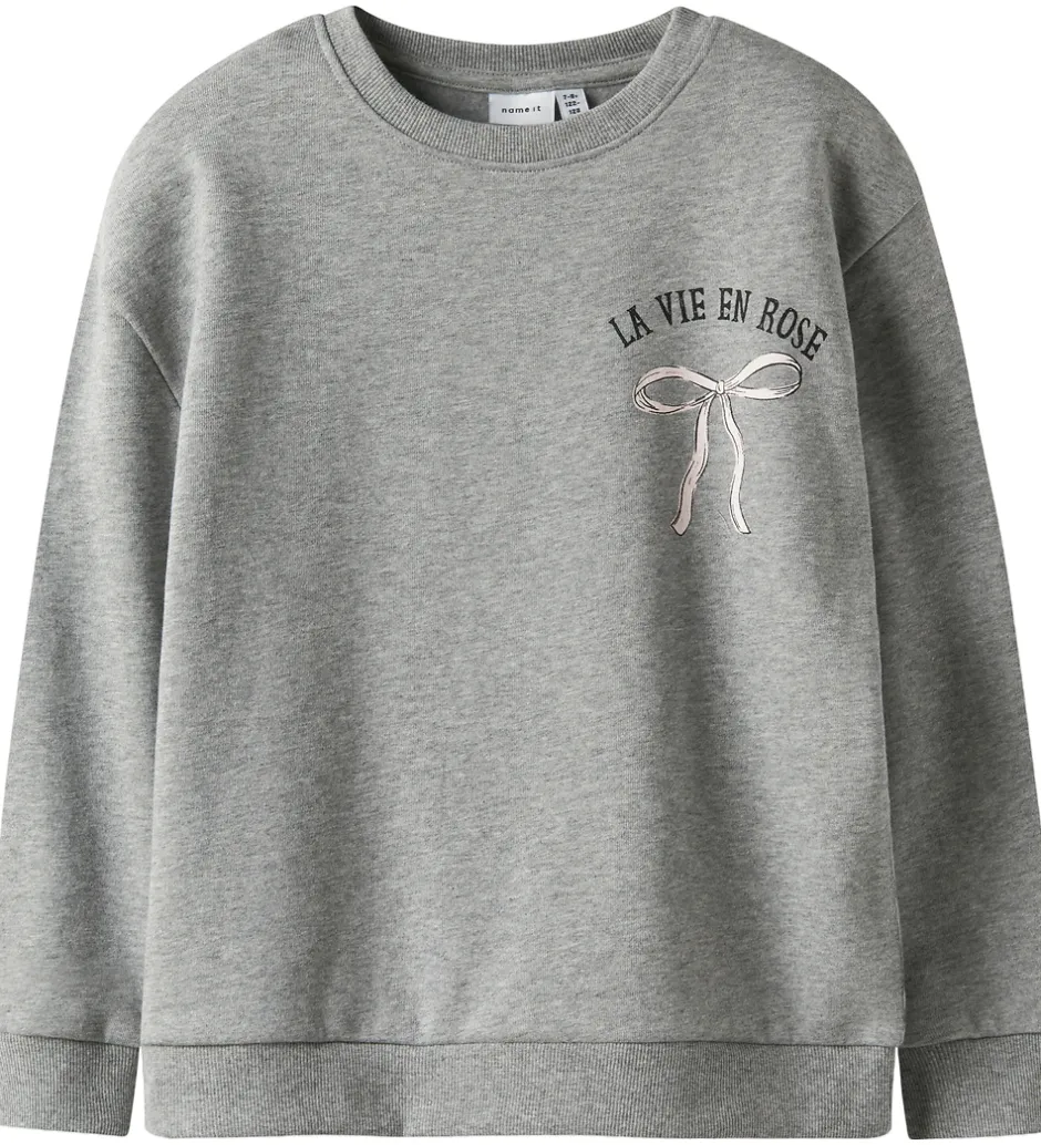 Sweatshirts*Name It Sweatshirt - NkfRastin - Grey Melange