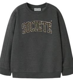 Børn Name It Sweatshirt - NkmRobbie - Dark Grey Melange