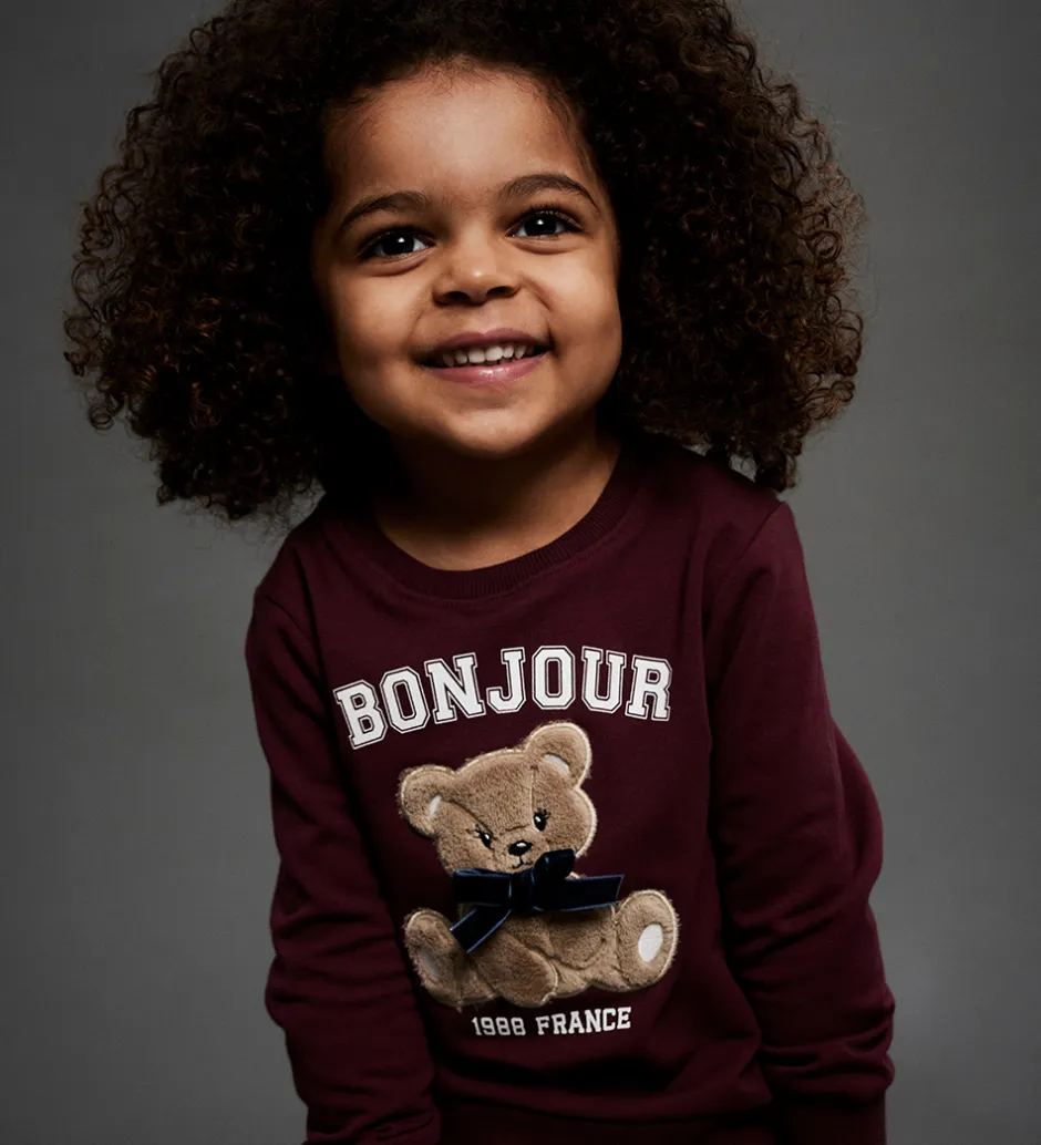 Sweatshirts*Name It Sweatshirt - NmfRear - Burgundy