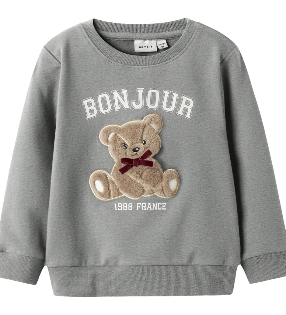 Sweatshirts*Name It Sweatshirt - NmfRear - Grey Melange