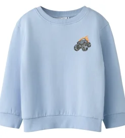 Sweatshirts*Name It Sweatshirt - Nmmvildar - Kentucky Blue/Monstertruck