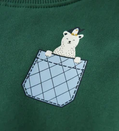 Sweatshirts*Name It Sweatshirt - NmmVugo - Bistro Green/Pocket Bear