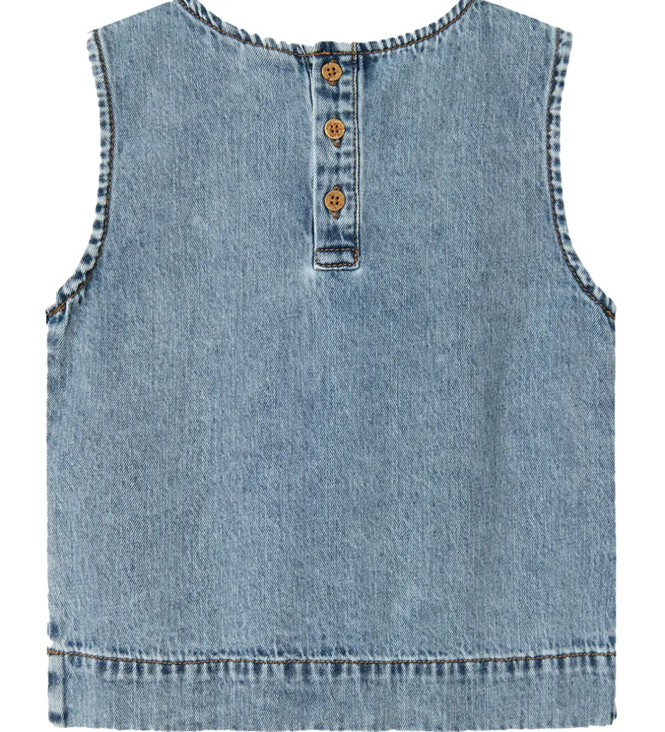 Børn Name It Top - NkfAmelia - Medium Blue Denim