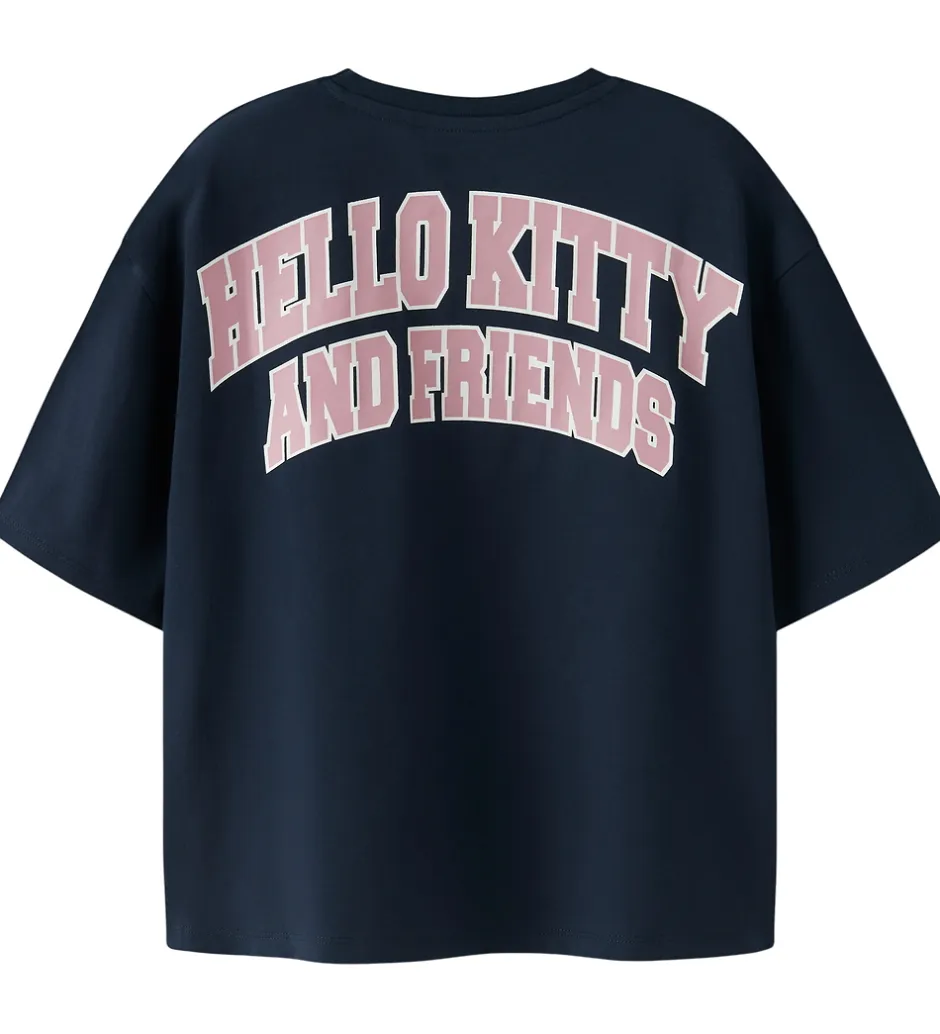 Børn Name It T-shirt - NkfOda - Hello Kitty - Navy Blazer