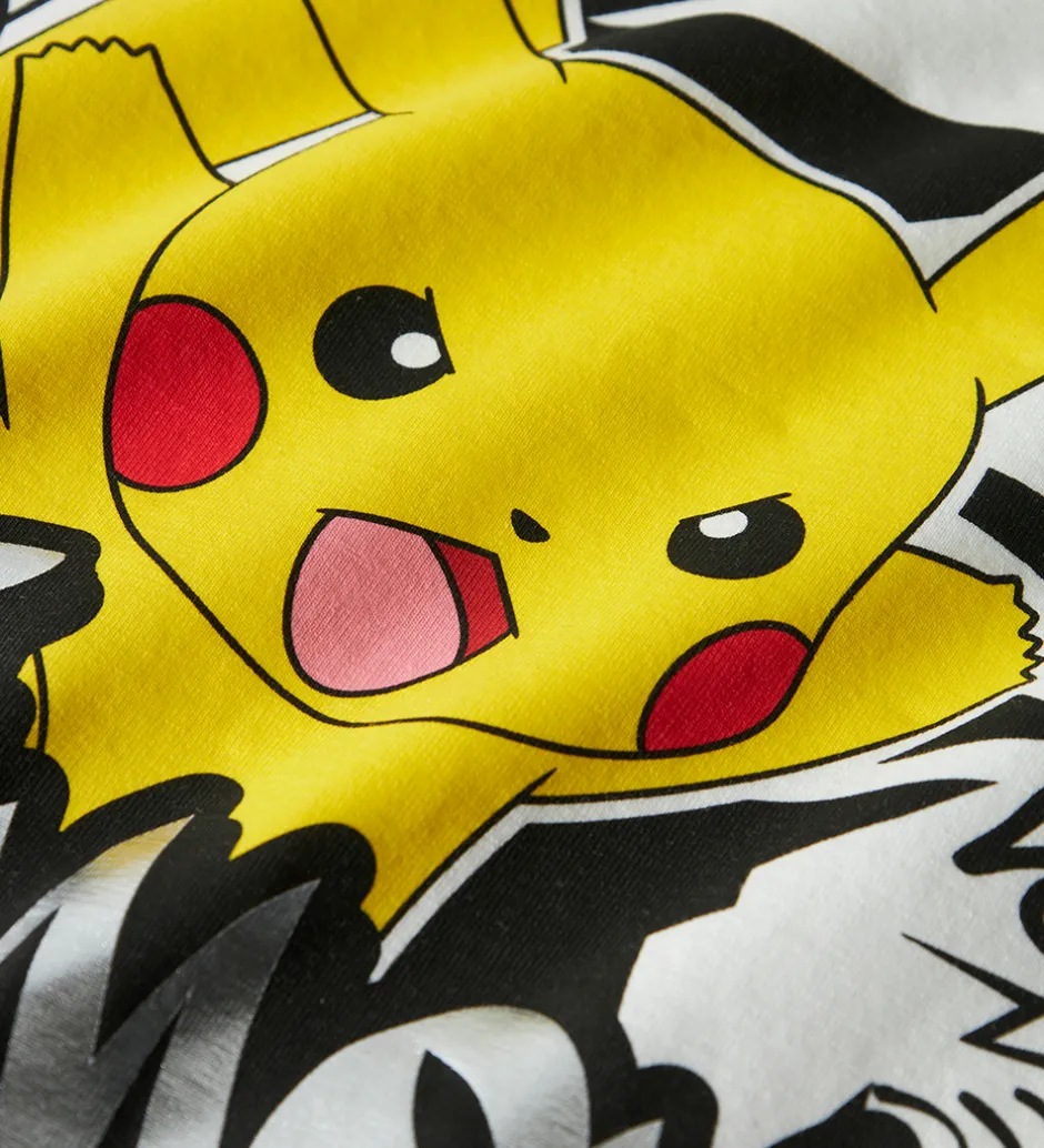 Børn Name It T-shirt - NkmNirel - Pokemon - Cloud Dancer