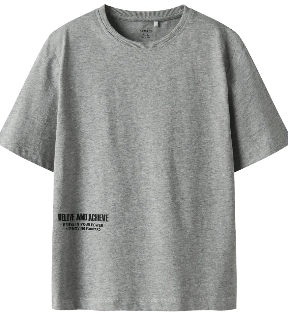 Bluser*Name It T-shirt - NkmSeb - Grey Melange