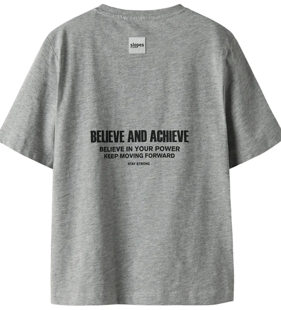 Bluser*Name It T-shirt - NkmSeb - Grey Melange
