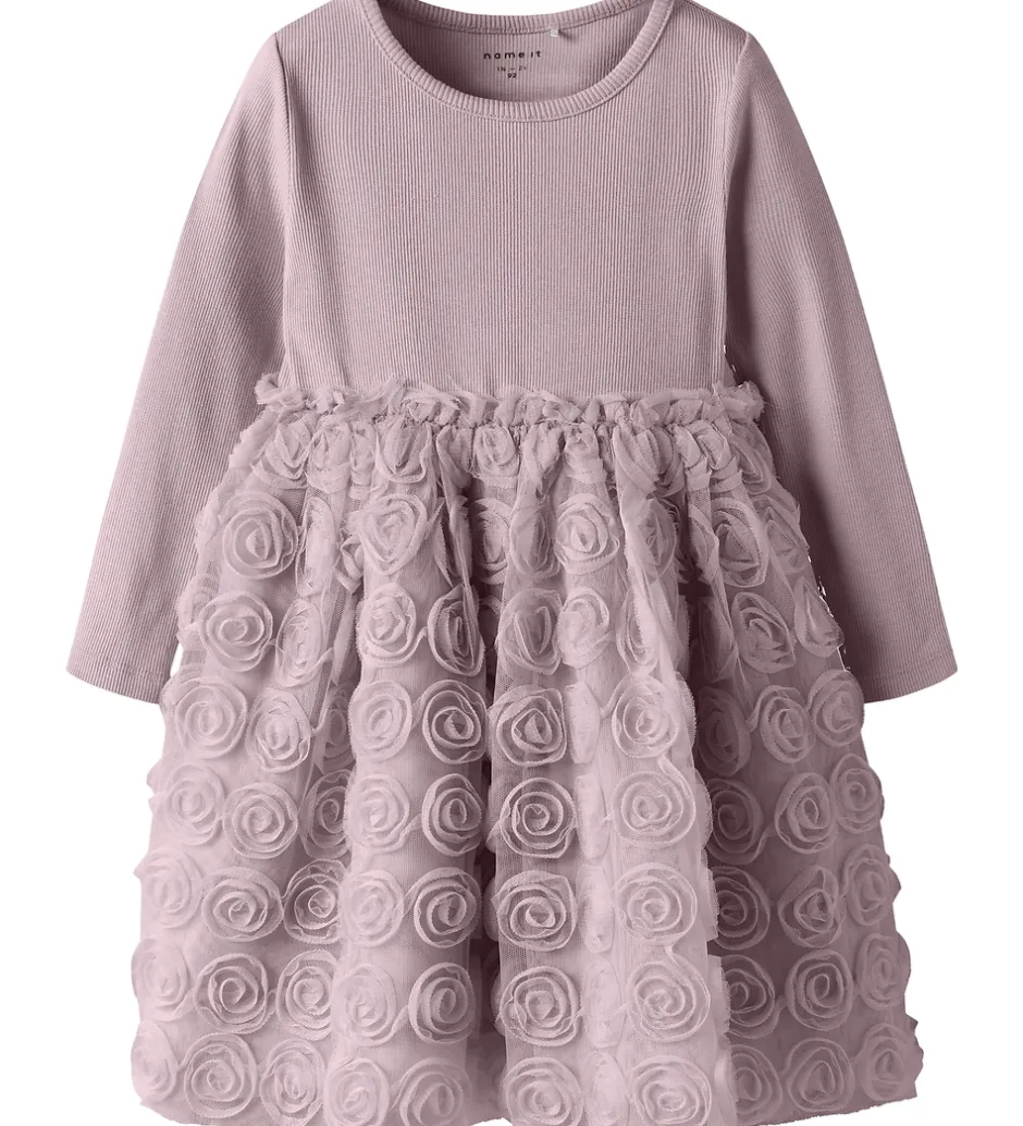 Kjoler|Juletøj*Name It Tylkjole - NmfSykia - Keepsake Lilac