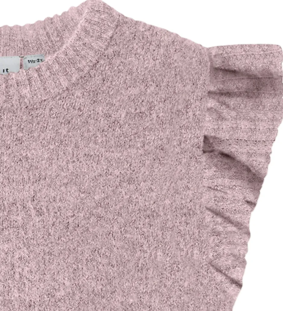 Børn Name It Vest - Strik - NmfReifyly - Keepsake Lilac