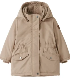 Vinterjakker*Name It Vinterjakke - Parka - NmfMarlow - Silver Mink