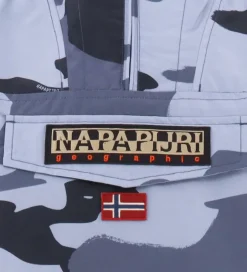 Sommerjakker*Napapijri Sommerjakke - Rainforest Anorak - Blue Camouflage